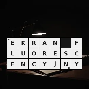 Rozwiązanie krzyżówki: ekran fluorescencyjny - ekran fluorescencyjny | hasła, synonimy i podpowiedzi Hasło krzyżówkowe ekran fluorescencyjny - ekran fluorescencyjny – rozwiązanie, synonimy, podpowiedzi i definicje krzyżówkowe